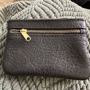 Portland Leather Goods Double Zip New Black